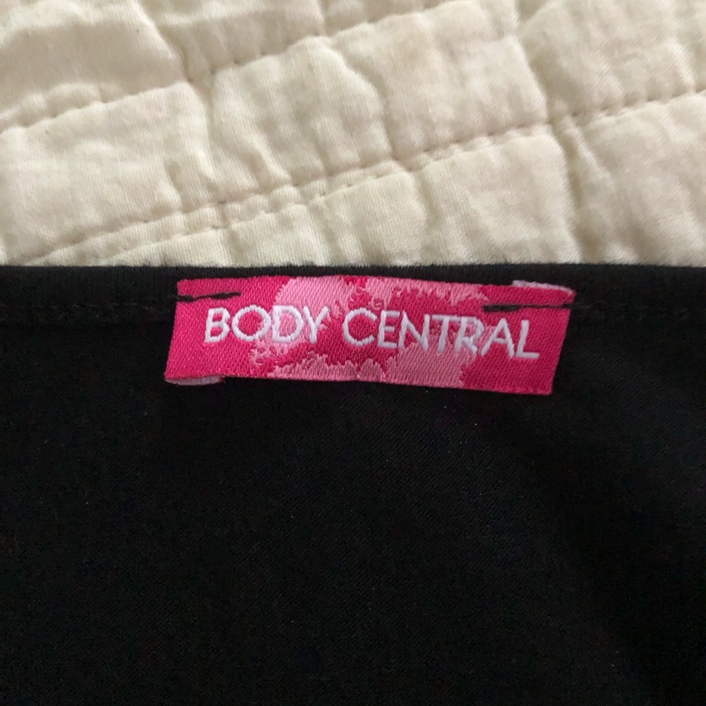 Body Central Classic Black Summer Dress Evening Gown Formal Dinner - Picture 5 of 6